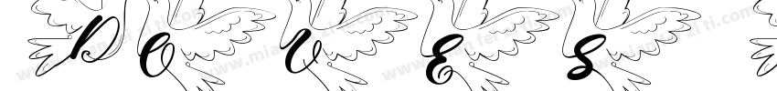 Doves Type Headline Regular字体转换